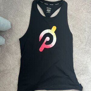 Peloton Black Twist Back Tank Top NWOT Small